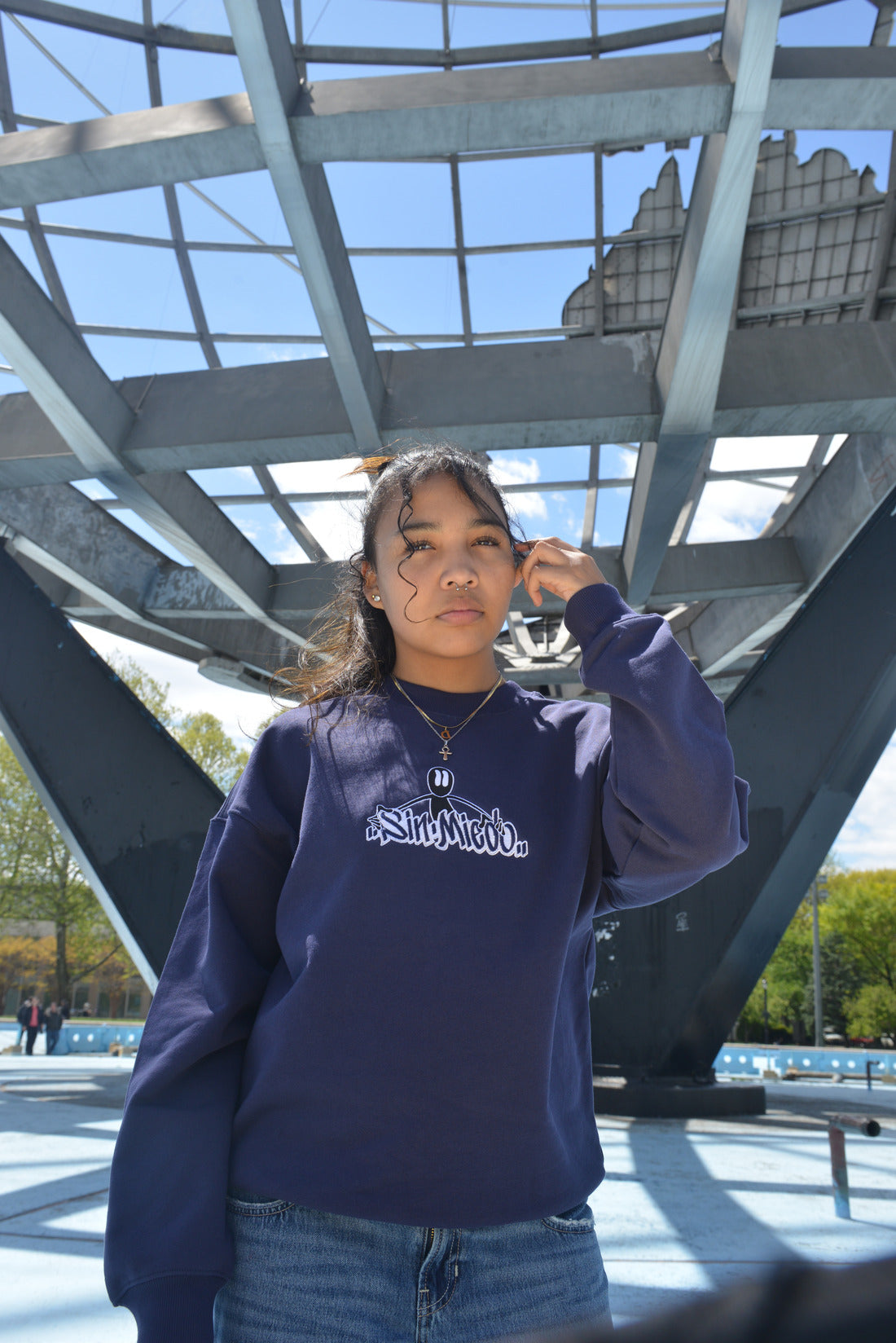 Navy Reaper Crewneck