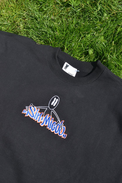 Black (Orange and Blue) Reaper Crewneck